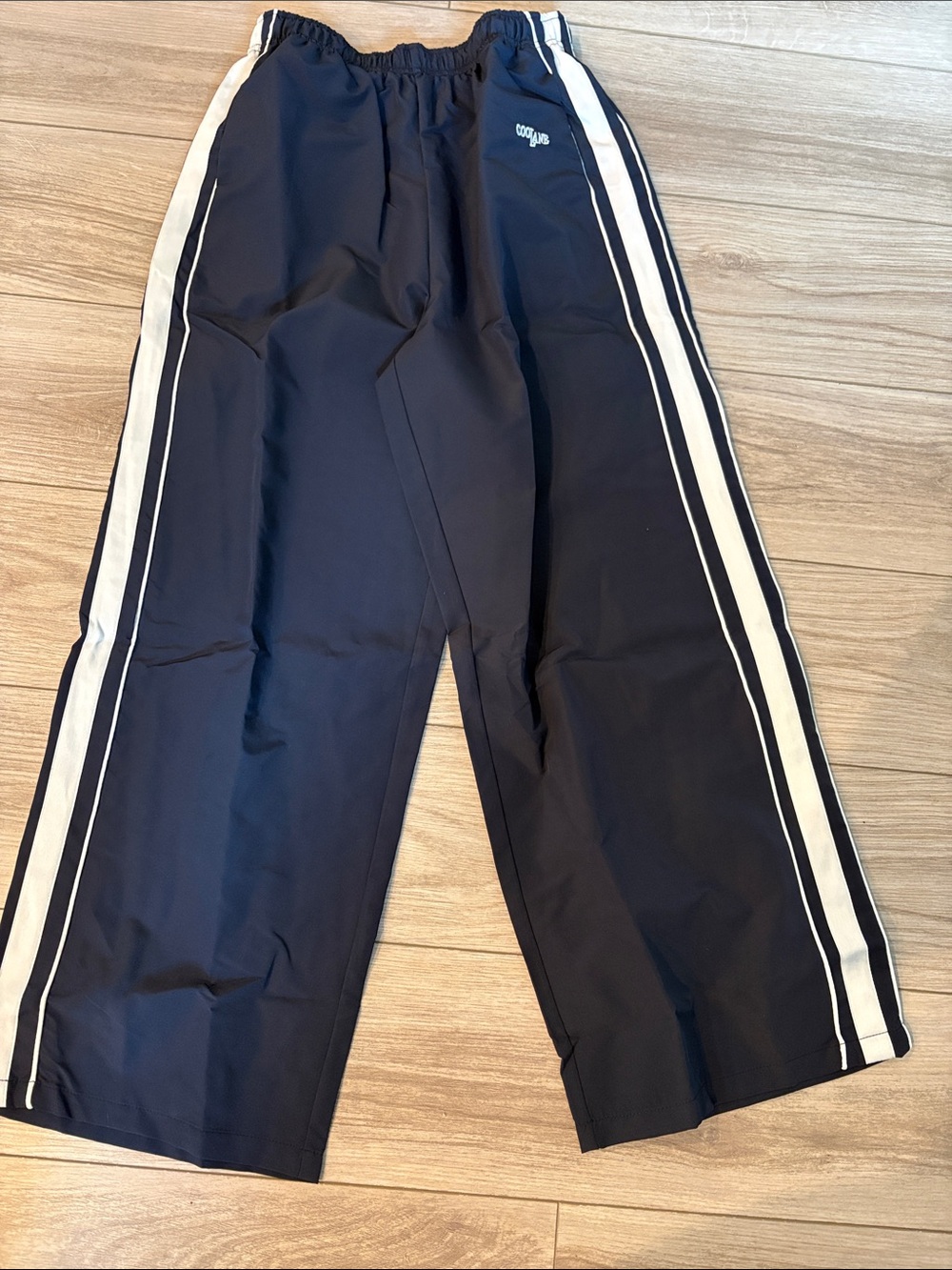 Soly Hux Navy Track Pants with White Side StripesCasual Joggers Women small NWT